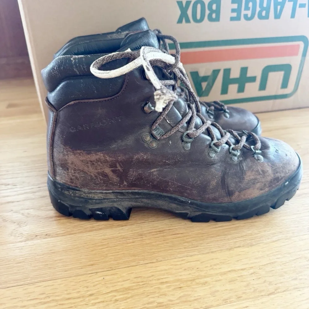 Garmont Dakota Men 11 Brown Leather Boots READ Vintage